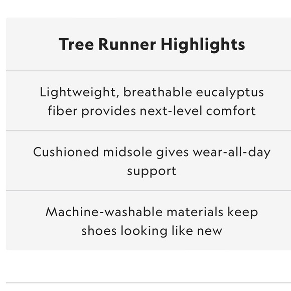 Allbirds Women’s Tree Runners - size 8 - Picture 5 of 8
